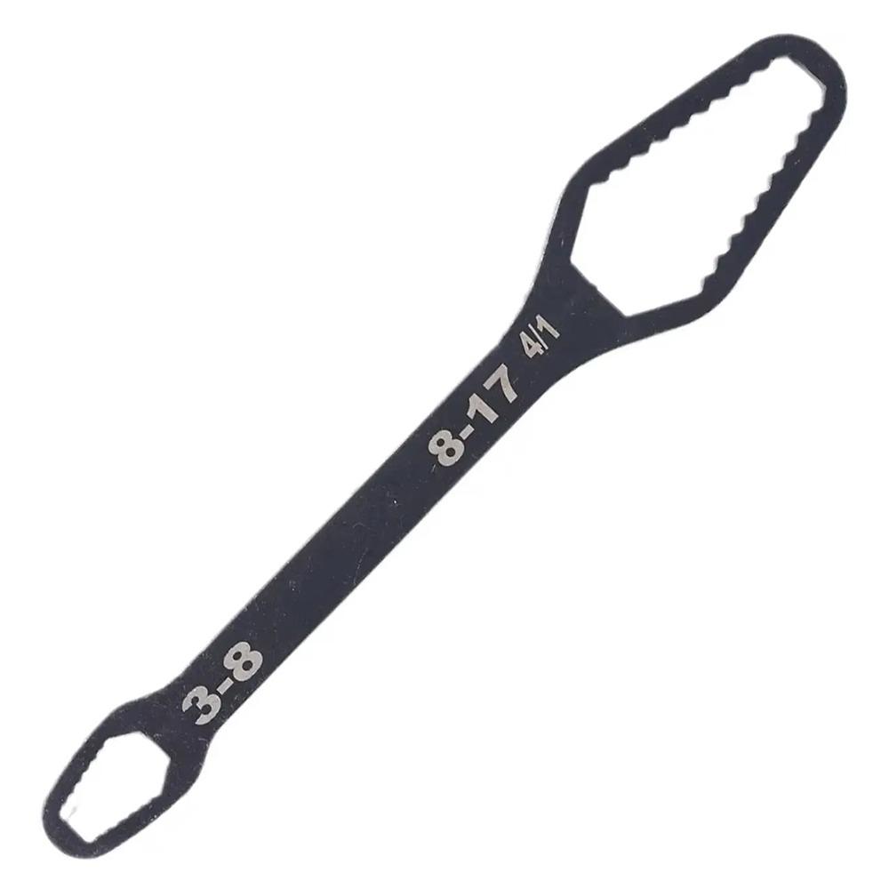 1Pcs Adjustable Double-Head Wrench Thickened Self-tightening Torx Spanner Bicycle Car