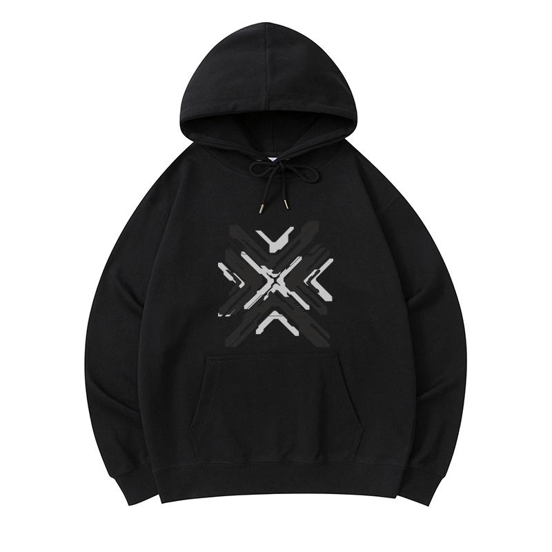 

300 GSM Men s Healthy Cotton Hoodies Digital X Print Premium Cotton Sweatshirt