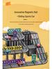 5,5 cm Magnetische Verkehrsbahn Auto Bausteine für Kinder