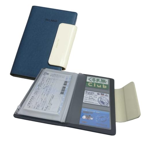 

[Wakuwaku Work] Маленький держатель сертификата техосмотра транспортного средства для людей, которые любят путешествовать, синий, размер электронного сертификата техосмотра транспортного средства,