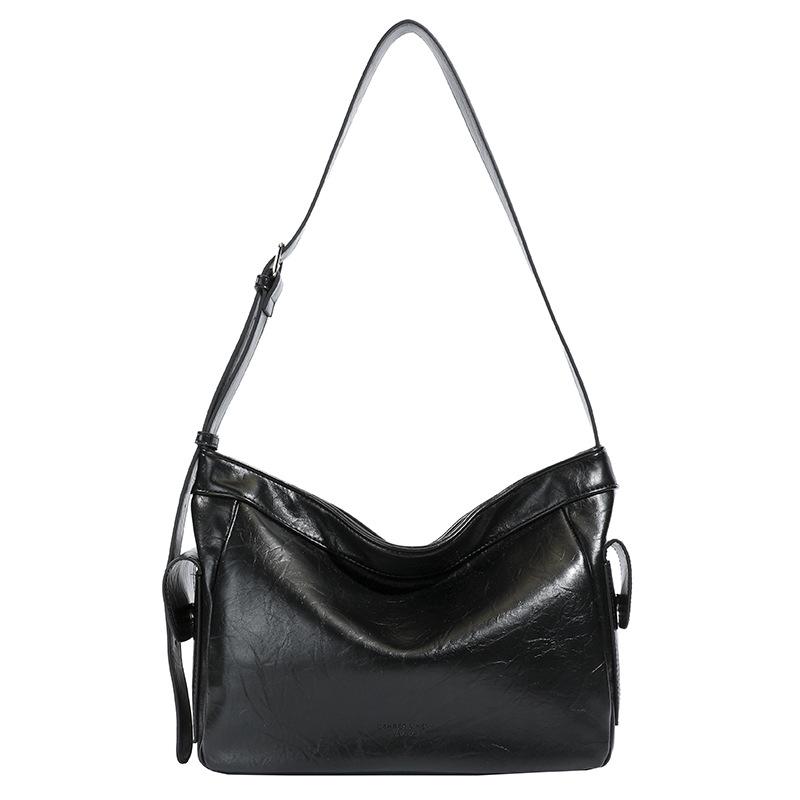 Korean Version Niche Design Large-capacity Simple Bucket Bag Women's 2025 Autumn and Winter New Fashionable Versatile Small Tote Bag