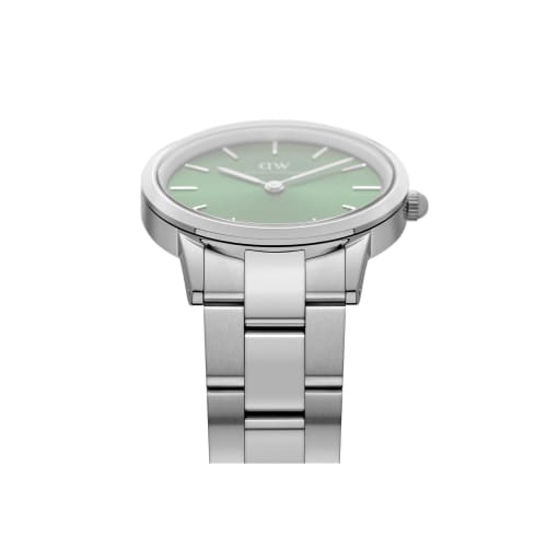 [Official Shop/2-Year Warranty/Authentic Import] Daniel Wellington DW Men's Iconic Link Emerald 40mm Watch, Stylish and Popular for Business, Metal, S