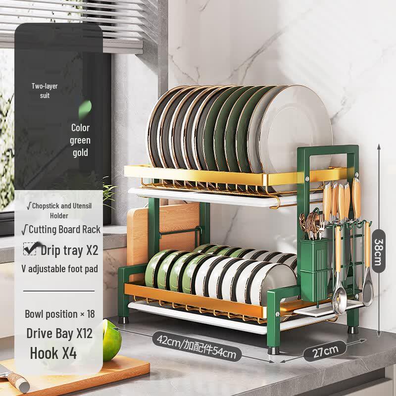 Cmaos Multi-Layer Kitchen Draining Storage Rack