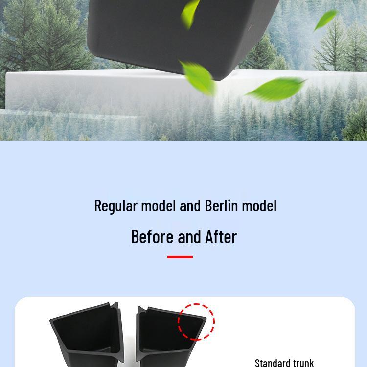 Tesla Model Y Trunk Side Storage Box, TPE Organizer