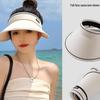 2025 Women's Foldable Open-Top Sun Hat: UV Protection for Summer Cycling