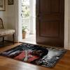 Rapper WWAKE UP LUCKI Floor Mat Soft Flannel Absorbent Mat Non-Slip Rug Home Bedroom Bathroom