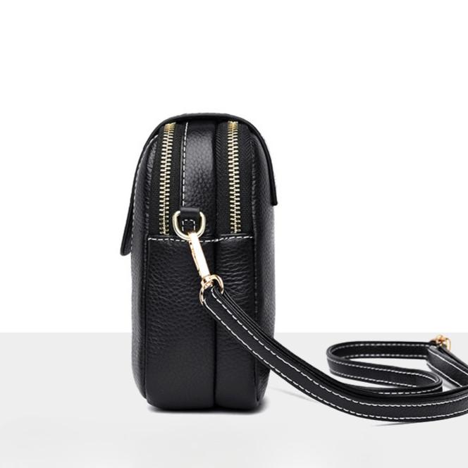 IELGY Korean Version Trendy One-Shoulder Messenger Vertical Mobile Phone Bag