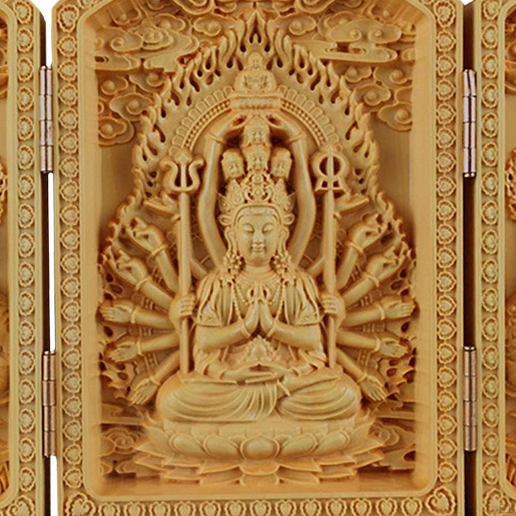 Figurina Bodhisattva Statua Buddha Decorazione Artigianato Scultura Feng Shui Avalokitesvara
