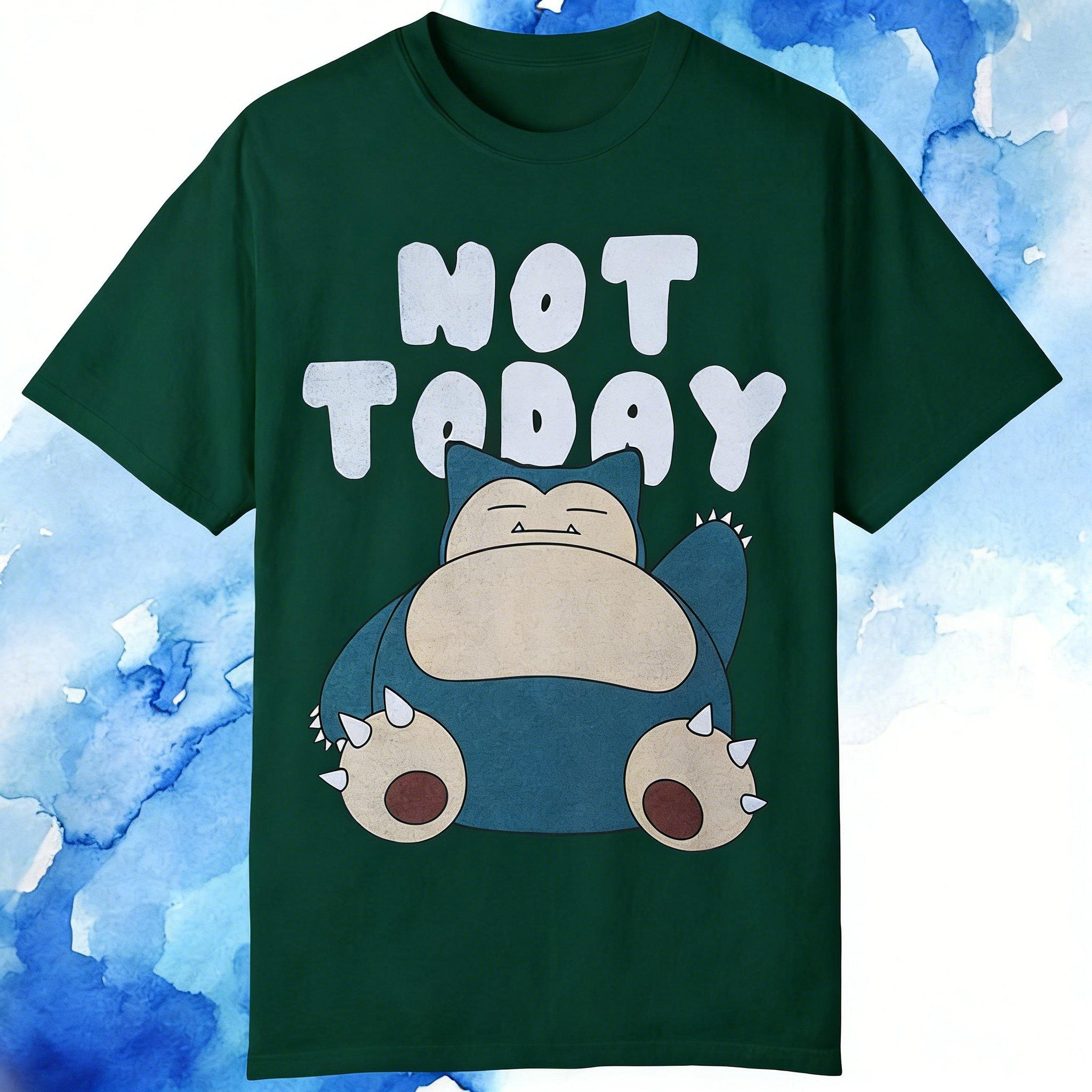 

Pokemon Snorlax Anime T Shirt Man Women Cotton Short Sleeve Tee Streetwear Y2k Clothes Summer Fashion 2026 Oversized Casual Tops L