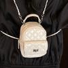 Fashion texture portable small backpack diamond chain high sense versatile daily backpack