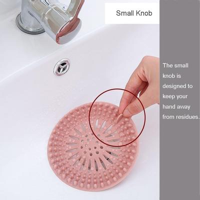 Hair Filter Sink Anti-Blocking Strainer Deodorant Silicone For Bathtub Shower Floor Kitchen Sink Strainer Hair Trap Tools