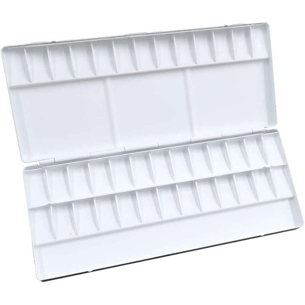 Holbein Aluminum Watercolor Palette No.20 39 Compartments 210140