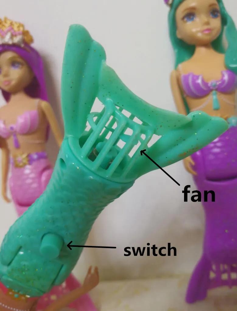 lovely Original Vintage Egypt baby angel model of long hair mermaid princess toys for children