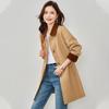 TERRE BLEUE Damen Freizeit Mittellanger Trenchcoat