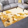 Nordic Golden Floral Area Rug Non-Slip  Carpet for Living Room Sofa Bedroom Floor Mat Home Decor