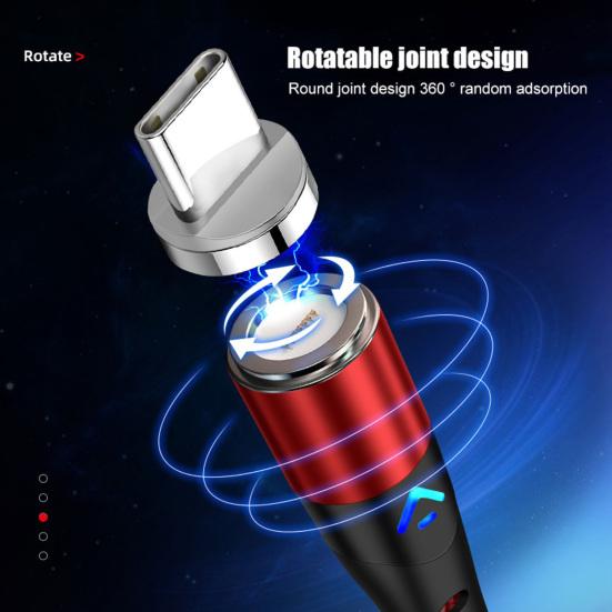 Charging Cable Magnetic Aluminium Alloy Portable Fast Charging Phone Plug for iPhone