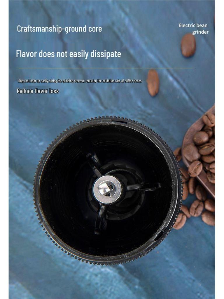 Compact Manual Electric Coffee Bean Grinder
