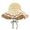 INS Lace Brim Sunshade Cap Elegant Sun Protection Cap Outdoor Beach Hat  Outdoor Activities