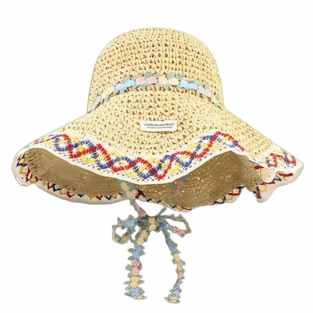 INS Lace Brim Sunshade Cap Elegant Sun Protection Cap Outdoor Beach Hat  Outdoor Activities