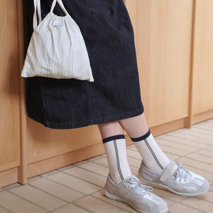[3PACK] 1989 Vintage Pouch Blue Sock Set