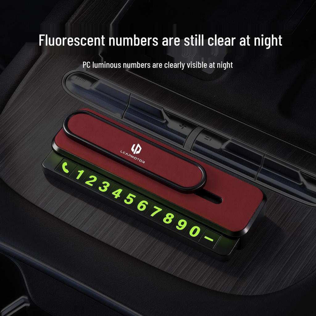 Leapmotor C11/C01/C10 Temporary Parking Number Plate & Phone Holder Ornament