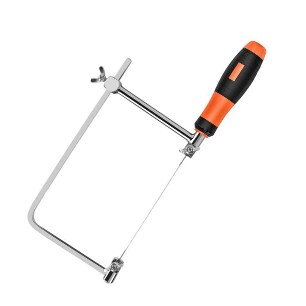 Mini Coping Saw Set Metal Wire Hand Tool Ergonomic Handheld Coping Saw Set Simple Operate for Wood Plastic Foam Cutting