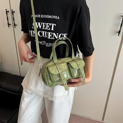 Niche Versatile Portable Bowling Bag Women's Spring New Fashion Simple Shoulder Messenger Bag
