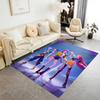 Colorful Fashion Friends Floor Rug Office Rug Perfect for Balcony Kitchen Game Room Hallway Antislip Carpet Anime Office Decor Gift for Festivals