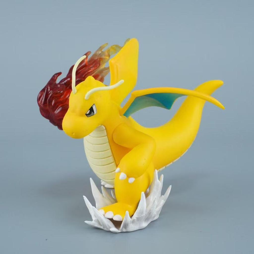 10cm/3.93in Anime Pokemon Figure  Fire Punch Dragonite Figures Pokemon Action Figure Pvc Collection Model Toys Gifts