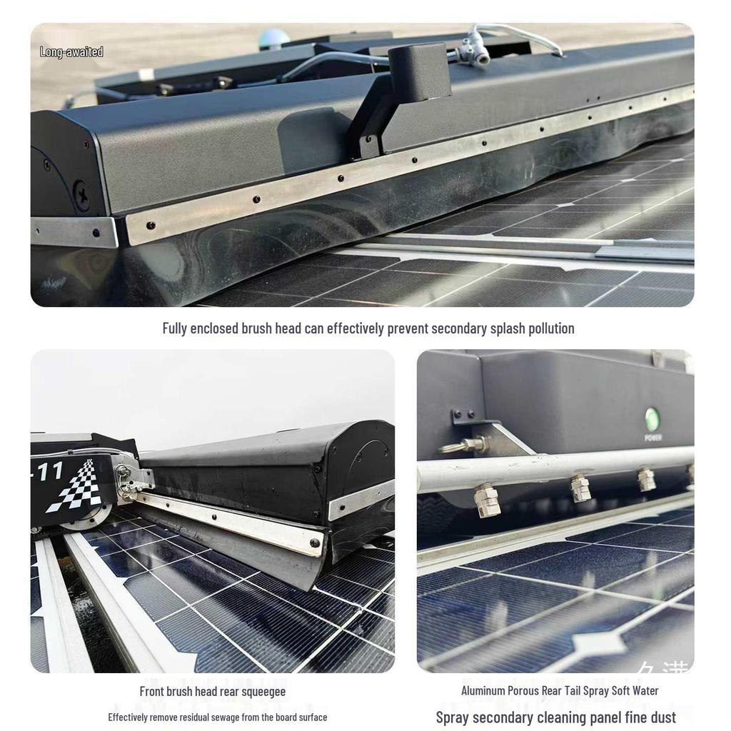 Automatischer Fernsteuerbarer Photovoltaik-Reinigungsroboter mit Absturzsicherung