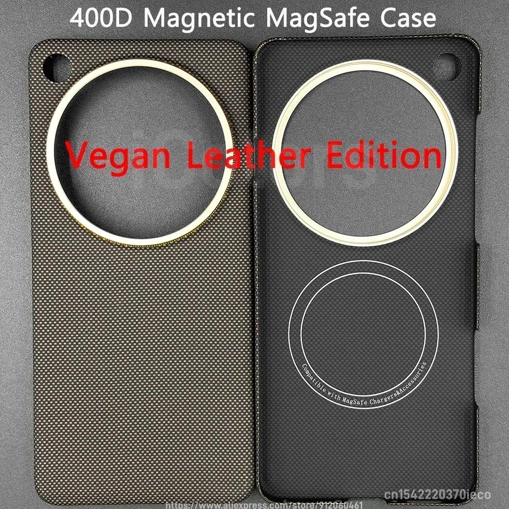 For OPPO Find X9 Ultra Vegan Leather Edition Case Aramid Carbon Fiber Case Magnetic MagSafe Ultra Thin Lightweight Cover