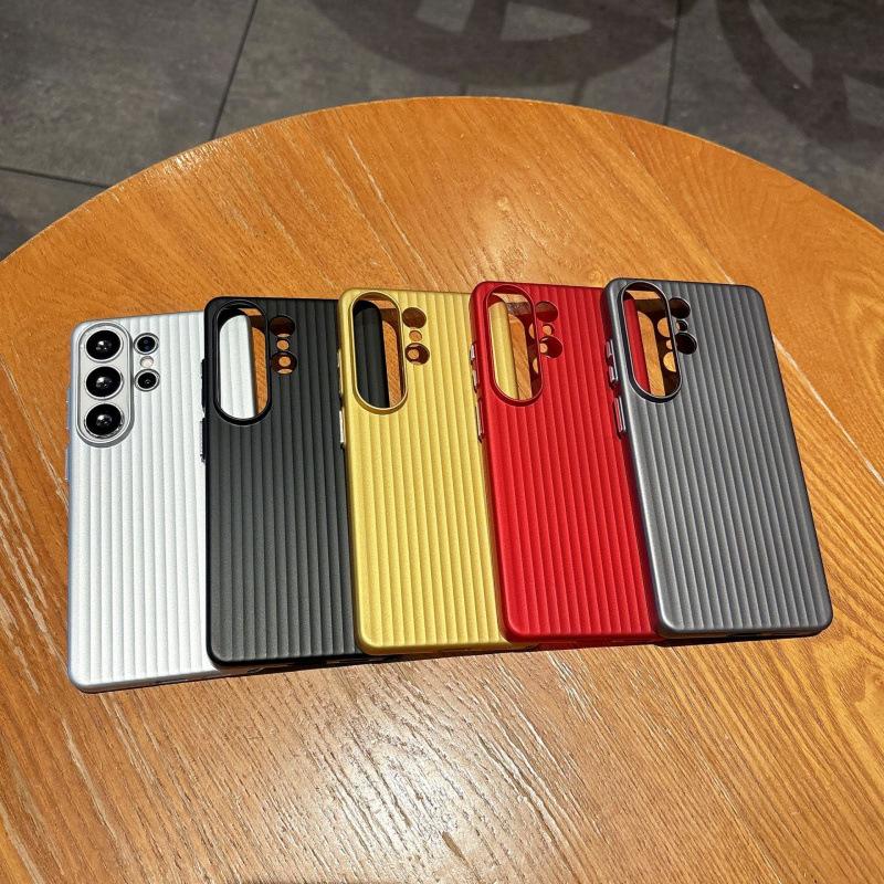 Samsung s11 metal button suitcase mobile phone case s11 corrugated pattern s11 + matte s11ultra stripe