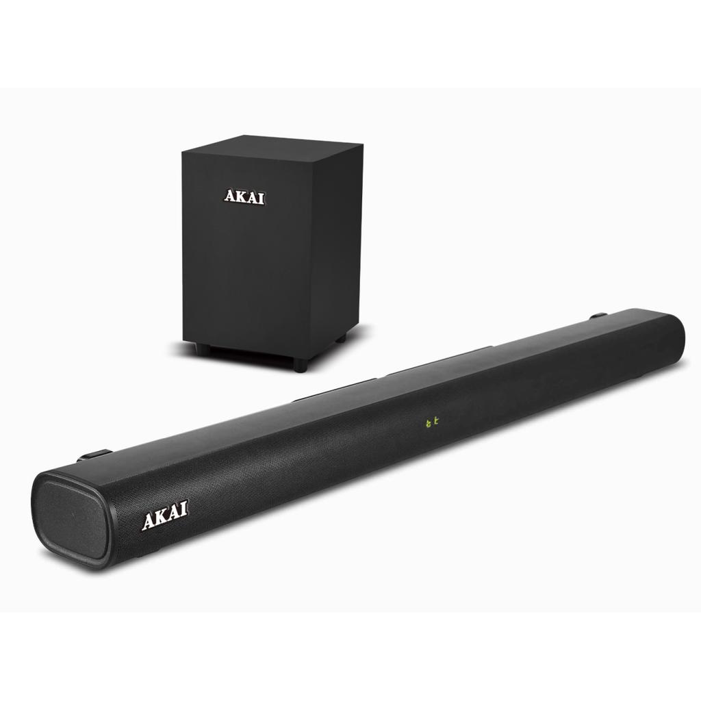 Akai Soundbar Asb-20Csw 2.1 80 W Rms Bluetooth 5.3 Hdmi Arc Usb Black