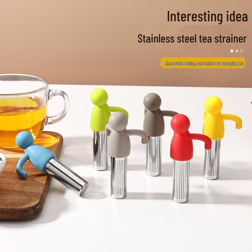 Silicone Humanoid Tea Infuser & Strainer Set