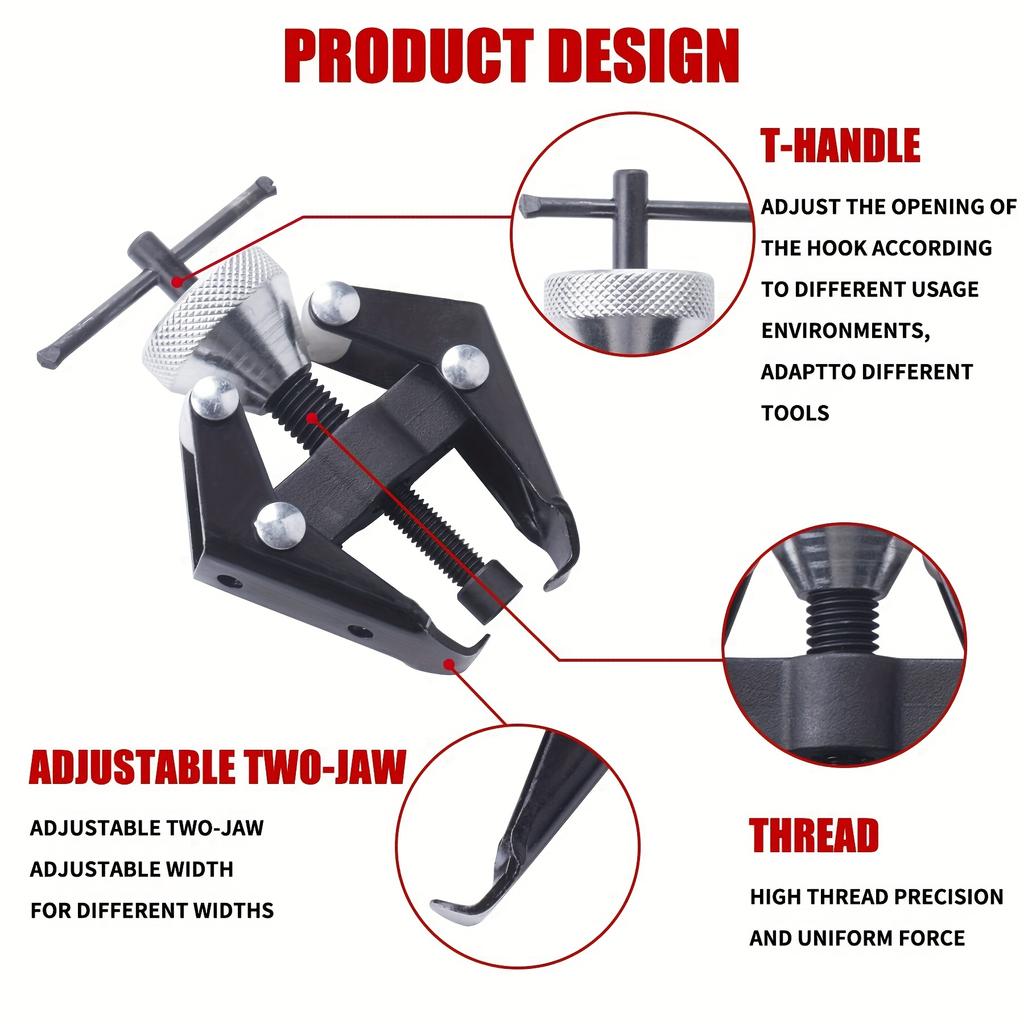 Adjustable Auto Windshield Wiper Arm Remover 6-28mm Wiper Arm Removal Tool Auto Repair Tools