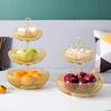Nordic Fruit Plate Living Room Multi-layer Fruit Basket Creative Multi-functional Fruit Lou Home Storage Snack Plate