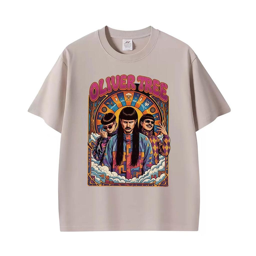 Oliver Tree Psychedelische Musik Fan Geschenk Merch T-Shirt Unisex Unisex Harajuku High Street Gothic T-Shirts 100% Baumwolle Oversized T-Shirt