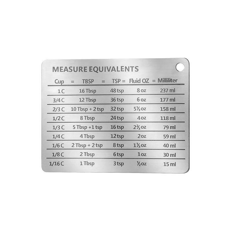 

Магниты на холодильник для преобразования единиц измерения с шкалой (2-Pack)