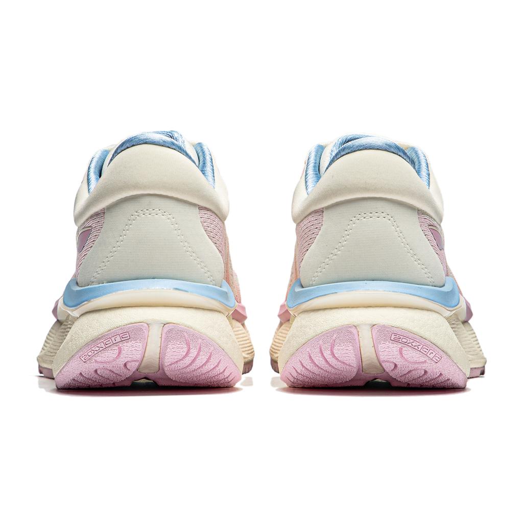 Li Ning Arc CRC Shock Absorbing Wear Resistant Non Slip Low Top Running Shoes Women Running Shoes Beige Pink AZGU006-6