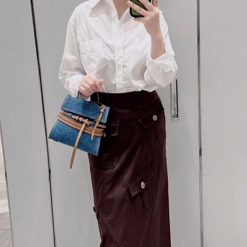 new small cowboy bag for women europe and the united states wind fashion single shoulder crossbody axillary