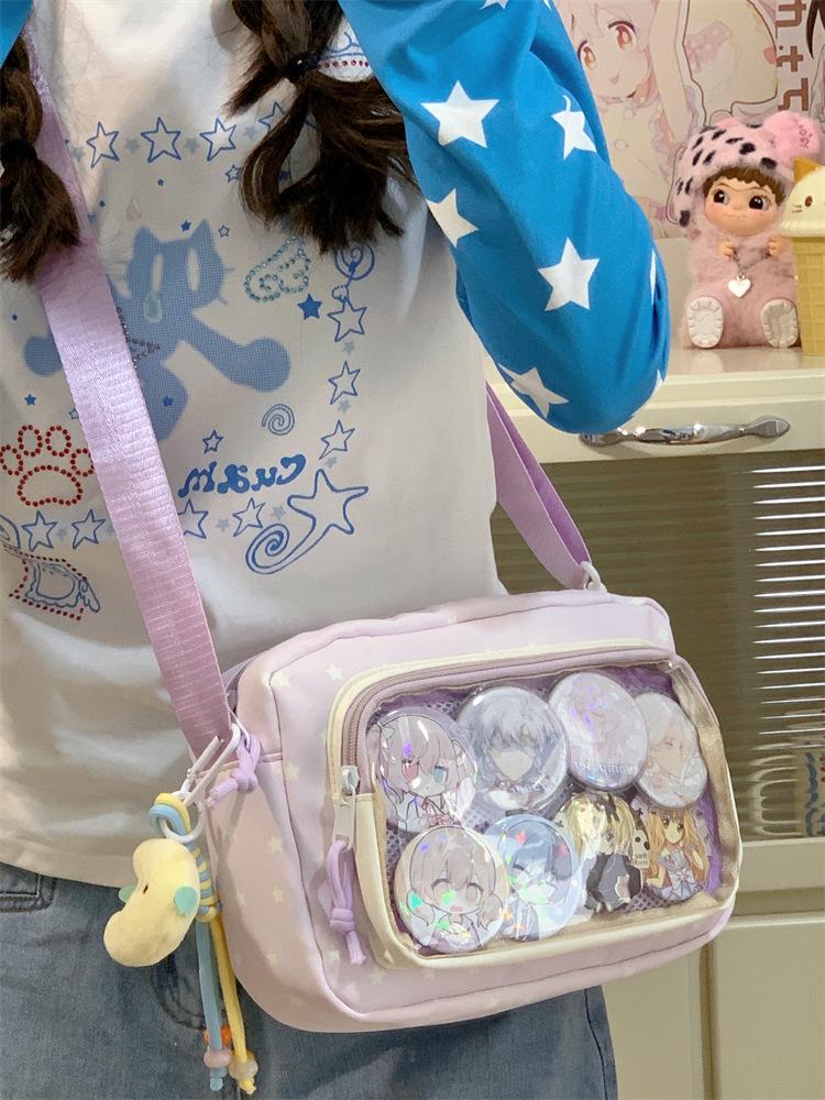 Sac Ita Couleur Bonbon: Sac bandoulière et sac à bandoulière Comic-Con japonais pour étudiants