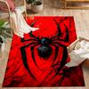 Spider-Man Red Background Non-Slip Rug - Polyester, Home Decor, Suitable for Bedrooms, Living Rooms, Entryways, and Studios