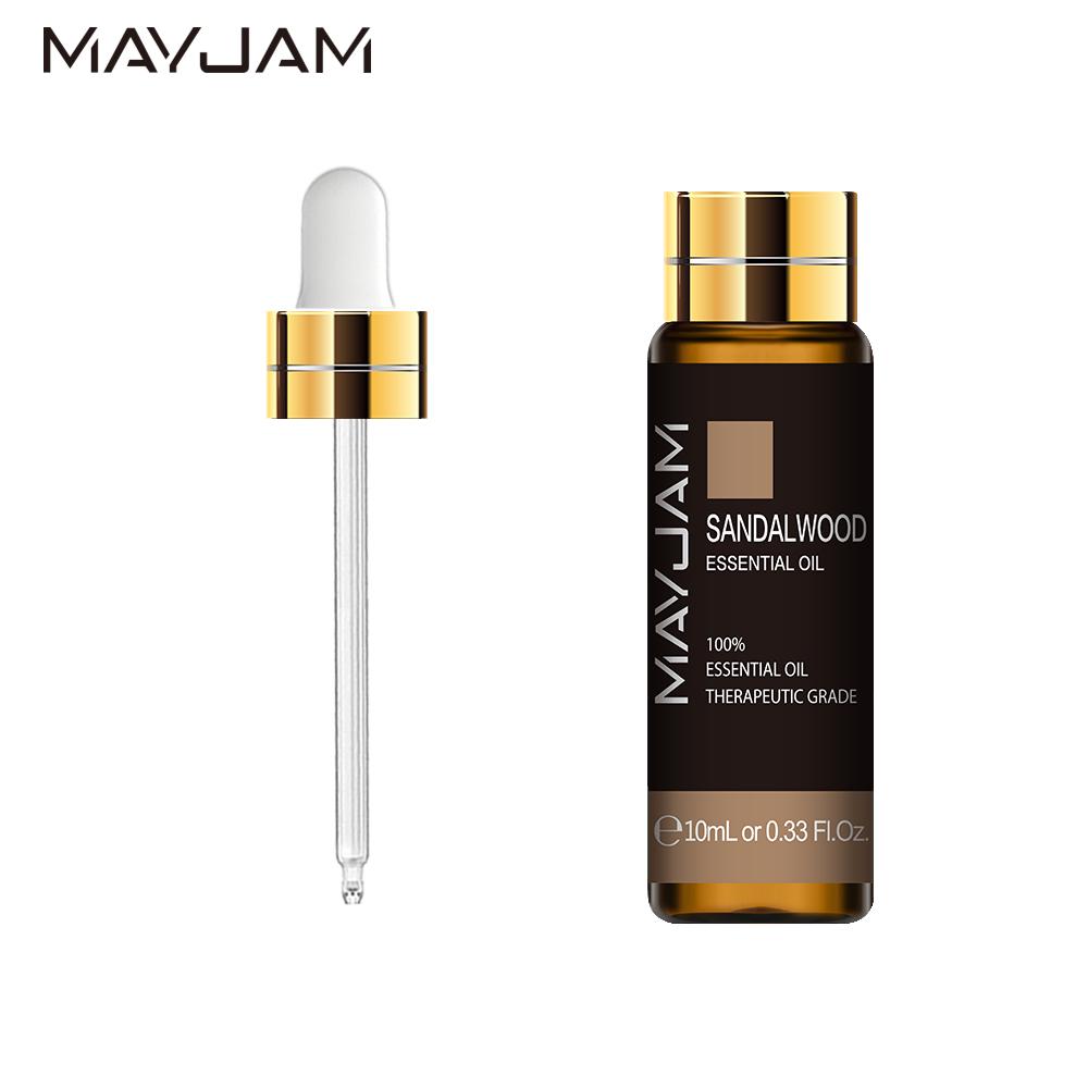 

MAYJAM 10 мл/30 мл/100 мл натуральное эфирное масло сандалового дерева чистое антибактериальное эфирное масло для дегельминтизации водорастворимое масло Sandalwood-10ml+dropper