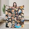 Soft Warm Blankets Travel Office The Vampire Diaries Damon Salvatore TV Series Bedding Throws Flannel Bedspread For Bed Cover
