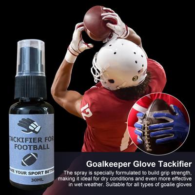 30ml Goalkeeper Glove Grip Spray Sprayer for Grip Enhancer Tackifier Soccer Glove Rugby Gloves Soccer