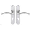 Handle Set - Bricard - 666473 - Stainless Steel - Tempo Classic Plate - Entrance Door