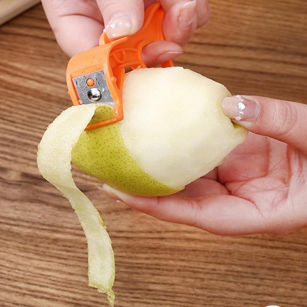 Creative fruit peeler, apple peeler, portable stainless steel scraper, multifunctional small kitchen utensils