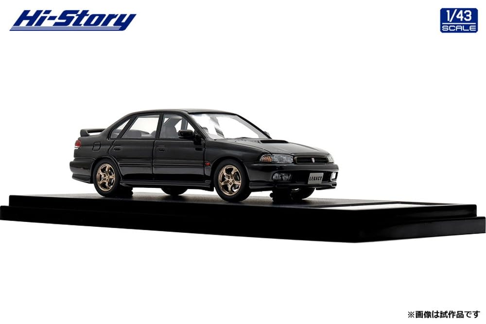 Inter Allied Hi Story Scale Subaru Legacy RS Black Mica Finished Model HS499BK 1/43 (1997)