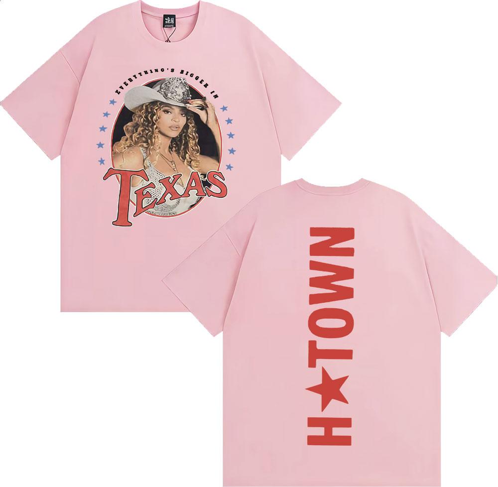 Cowboy Carter Beyonce Music Tour 2025 Graphic T-shirts Harajuku Hip Hop Retro T Shirts Men Women Summer Tops 100% Cotton T-shirt