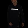 Adidas Graphic Logo Print Crew Neck Sweatshirt Men Tops Black HN9019